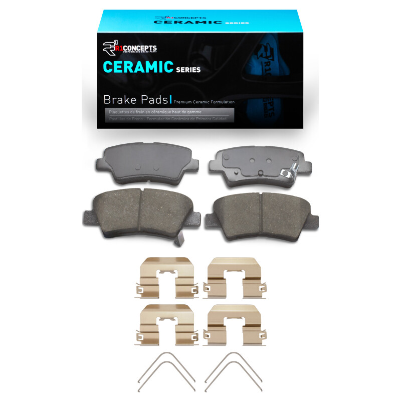 Hyundai Nexo Ceramic Brake Pads - Rear - R1 Concepts - R1 Ceramic Pads and Hardware Kit - `17-`25